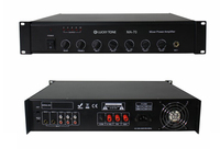Amplificateur de mélangeur d'amplificateur de puissance d'adressage public 100V 70W avec 5 entrées pour l'audio commercial