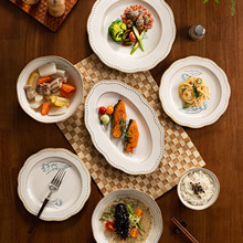 Factory Direct China Durable Ceramic Stoneware Dinnerware <b>Sets</b> Elegant Europe/North America Style Florals Pattern Reusable - Product Image 4