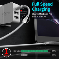 Câble de données USB C vers USB C TPE 60W de type C Cabo de 10 pieds à charge rapide PD directement de l'usine pour iPhone 15 MacBook