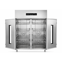 Armoire de désinfection à double porte, armoire de désinfection haute température 125°C à air chaud numérique pour la vaisselle de cantine