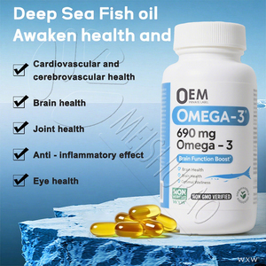 Olio di pesce raffinato omega 3 da 1000mg con servizi personalizzati OEM - Product Image 3