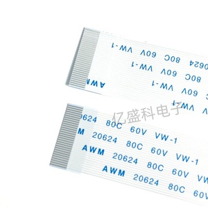 Cable Plano Flexible FFC FPC de 16 Pines, Paso de 0.5 mm, AWM 20624, 80C, 60V, para Pantallas LCD - Product Image 1