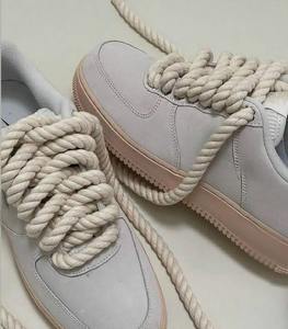 Tali sepatu modis tali putar katun poliester 8mm Populer - Product Image 4