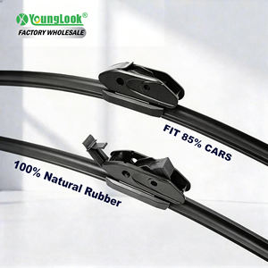 Vente en gros directe d'usine, balais d'essuie-glace hybrides universels, type à lame en caoutchouc graphite pour VW Polo Golf Honda Civic Toyota <span class=keywords><strong>Corolla</strong></span> - Product Image 1