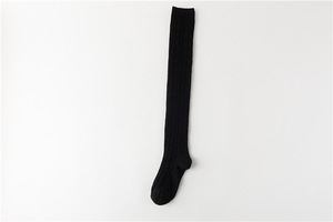 Calidad de otoño e invierno de algodón de estilo japonés mucho sólido color damas pila tripulación calcetines de moda - Product Image 6