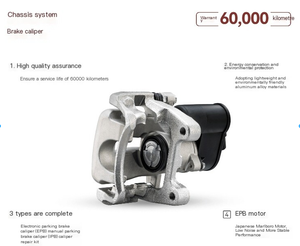 Ventes directes du fabricant de haute qualité 1J0 615 424 D 1J0615424D <span class=keywords><strong>Audi</strong></span> (<span class=keywords><strong>AUDI</strong></span>) étrier de frein VW Golf/arrière droit/avec support - Product Image 5