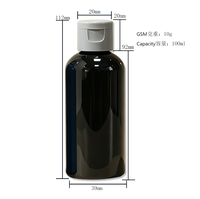 Emballage OEM pour flacons de lotion et de shampoing pour soins de la peau, en plastique, avec bouchon à disque anti-fuite