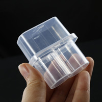 Kotak Penyimpanan Vial Plastik 2 Slot 10ml Custom, Tempat Penyimpanan Bubuk Peptida, Kemasan Pengiriman