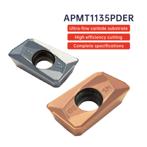 Cao cấp apmt lnmx onmu thức ăn cao có thể lập chỉ mục cacbua phay chèn công cụ cắt kim loại CNC cho thép/không gỉ/Sắt - Product Image 2