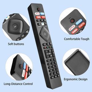 Para <span class=keywords><strong>Philips</strong></span> TV Control remoto RF402A con control de voz Teclado de silicona Código fijo para <span class=keywords><strong>proyector</strong></span> y decodificador para uso doméstico - Product Image 5
