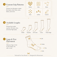 Chaussettes de yoga pour jeunes avec logo personnalisé, respirantes, antidérapantes, pour le sport, le Pilates, la gym, marque privée