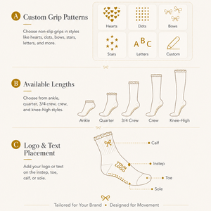 Custom Logo Style Youth Spring Yoga <strong>Socks</strong> Breathable Anti-Slip Crew <strong>Socks</strong> <strong>for</strong> Sports Pilates <strong>Gym</strong> Private Brand - Product Image 5
