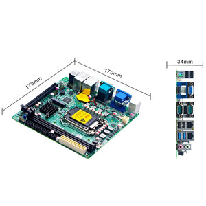 เมนบอร์ด Coffee Lake Dual LAN 2 DDR4 4 พอร์ต SATA PCIE แบบฝังตัวสำหรับเครื่อง POS เซิร์ฟเวอร์ NAS <span class=keywords><strong>FreeNAS</strong></span> - Product Image 5
