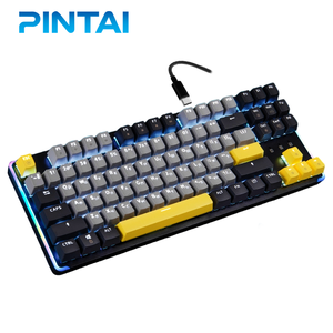 Bàn phím cơ học trò chơi máy tính xách tay Máy tính văn phòng 87 phím tiếng Nga - Product Image 1