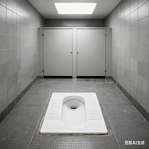 Inodoro S-Trap Squat con tecnología Super Syphon, esmalte vitrificado y construcción <span class=keywords><strong>de</strong></span> cerámica <span class=keywords><strong>de</strong></span> una pieza Sistema avanzado <span class=keywords><strong>de</strong></span> doble descarga - Product Image 2