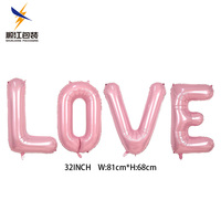 Ballons Chiffres et Lettres en Hélium de 40 Pouces pour Fêtes de Mariage, Écologiques, pour Remise de Diplôme, Halloween, Saint-Valentin, Anniversaire