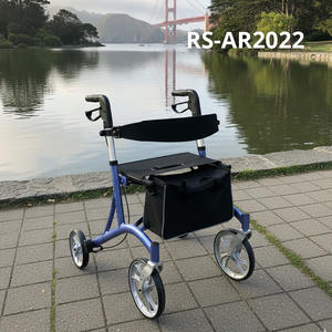 Andador para Cuidados com Idosos - Auxílio de Mobilidade Confortável, Leve e Ajustável com Armazenamento Fácil para Usuários Idosos - Product Image 1