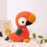 Peluche Toucan Douce et Moelleuse, Jouet d'Oiseau Réaliste pour Décoration de Table et de Maison, Cadeau d'Anniversaire, Logo Personnalisé, Vente en Gros Disponible
