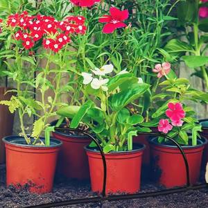 Kit de riego por goteo con tubería de 1/2 pulgada (35 mm), sistema de riego automático para plantas de interior y exterior, uso en balcones y jardines. - Product Image 4