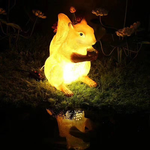 Lumières <span class=keywords><strong>de</strong></span> décoration extérieures pour <span class=keywords><strong>la</strong></span> rue, cadre en fer, motif 3D, grande sculpture d'animal lapin en LED, <span class=keywords><strong>paysage</strong></span>, IP65 - Product Image 3