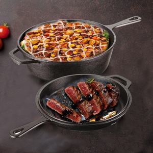 LFGB BSCI Poêle à frire à contact alimentaire Passe au four Antiadhésif en fonte <span class=keywords><strong>pour</strong></span> le pain - Product Image 3