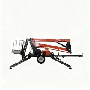 Plateforme élévatrice télescopique électrique de haute qualité 10m 12m 14m 16m remorquable pour l'installation de panneaux d'affichage - Product Image 4