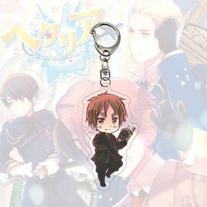 Anime anahtarlık APH eksen güçler lia lia akrilik şekil anahtar zincirleri dekorasyon koleksiyonu Model oyuncak çift taraflı Llaveros Cosplay - Product Image 6