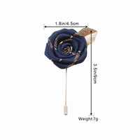 Broche de chemise, ruban, rose, corsage pour uniforme scolaire, fleur de poche, épingle de col, accessoires de poitrine