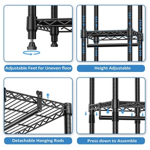 MZG USA Factory-Stock New Design Portable Home Use Clothes Stand Living Room Applicable Garment Display <b>Rack</b> - Product Image 4