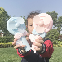 Mini-ventilateur portable en plastique en forme de sucette de dessin animé pour enfants, jouet à presser – Cadeau idéal avec option publicitaire personnalisable