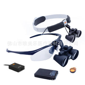 Lampe dentaire intégrée avec miroir grossissant pour les interventions chirurgicales ambulatoires bucco-dentaires et ORL, zoom 2,5X/3,5X - Product Image 5