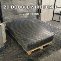 Panneau de clôture en treillis soudé en fer, écologique, imperméable et résistant à la décomposition, avec hauteur personnalisable