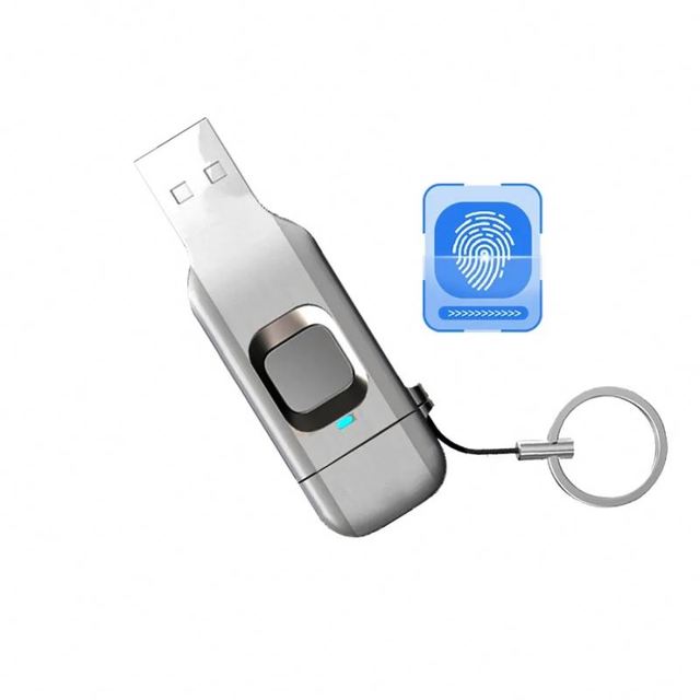 Free Logo Printing 512gb Usb 3.0 Type C Otg Fingerprint Encrypted Usb Flash Drives Lock Fingerprint Usb Flash Drive