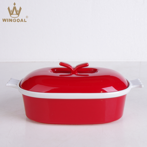 <strong>Ceramic</strong> <strong>Casserole</strong> Baking <strong>Dish</strong> <strong>with</strong> <strong>Lid</strong> - Product Image 1