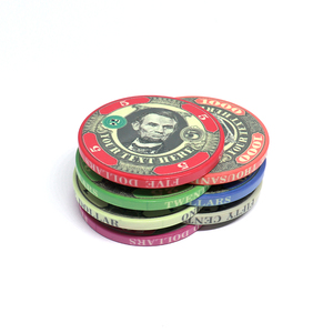 Fichas de póker de 10g para juego de mesa de casino, venta al por mayor, valor en efectivo personalizado, de 39, 43, 45, 46, 48,5, 50, 52 y 55mm - Product Image 3