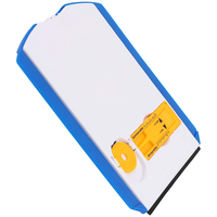 Accessoires de voiture minuterie de stationnement Euro plastique automatique voiture disque de stationnement bleu avec 3 pièces de monnaie d'achat horloge de stationnement