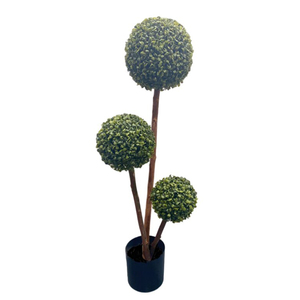 Plantes Artificielles d'Extérieur Faux Topiaire Boule d'Herbe Arbre Artificiel pour la Décoration de la Maison Paysage Plantes Vertes en Plastique - Product Image 2