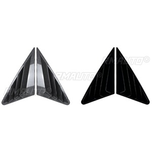 Pour Audi A3 8Y Berline 2021+ Cache de persienne latérale de vitre arrière, garniture de panneau latéral arrière, accessoires automobiles - Product Image 6