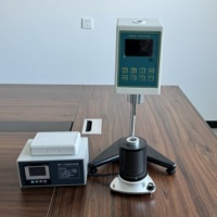 Instrumento de laboratorio, viscosímetro de puntero rotatorio, probador de viscosidad de pintura de alta precisión con Sensor de temperatura, prueba de aceite cosmético