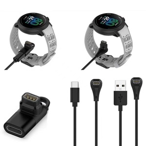 แบบพกพา 1M สายชาร์จ USB สำหรับ <span class=keywords><strong>COROS</strong></span> PACE4/NOMAD/PACE Pro/APEX4 46 มม.42 มม.นาฬิกาอัจฉริยะนาฬิกาอุปกรณ์เสริม - Product Image 1