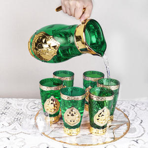 Bouilloires à eau froide en verre plaqué or en gros pour la décoration intérieure et les tasses à thé – Élégants coffrets cadeaux pour l'accueil - Product Image 2
