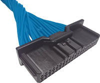 Kabel Harness Presisi Khusus MPPE 22AWG dengan Konektor IMSA 13065S-2-40A/B/C OEM ODM Perakitan Kabel untuk Komputer & Sepeda Motor