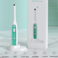 Détecteur dentaire visuel mobile intégré Wi-Fi haute définition, endoscope électrique en résine plastique, métal et acier