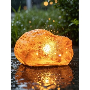 Lampe de jardin en résine imperméable pour extérieur, lampe de sol pour aménagement paysager - Product Image 2