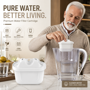Universal Water Filter Cartridge Replacement for Home <b>Kitchen</b> Pitcher Jug Water Purifier System - Product Image 1