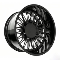 Jantes forgées robustes OEM personnalisées à double roue arrière, monobloc multi-pièces à rebord profond pour remorquage de VR sur plateau, pour roues Dually