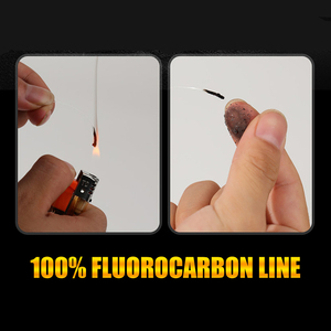 Hot bán 100% Fluorocarbon đúc lãnh đạo dòng 50m/150m Monofilament biển Bass dòng cá cho streaming - Product Image 3