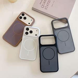 Coque de protection magnétique souple en silicone <span class=keywords><strong>mat</strong></span> coloré pour iPhone 17 Pro et iPhone 17 Pro Max - Product Image 2