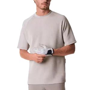 Camiseta de Hombre con Logotipo Personalizado, Corte Holgado, 100% Algodón, Hombros Caídos, Estilo Deportivo Urbano, Calidad Premium - Product Image 3