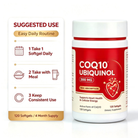 Ubiquinol CoQ10 en gélules à absorption maximale, coenzyme Q10 active, soin cardiaque, énergie cellulaire, antioxydant, complément alimentaire, 60 gélules